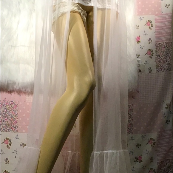 Vintage white undercover sheer robe Small - Picture 2 of 8